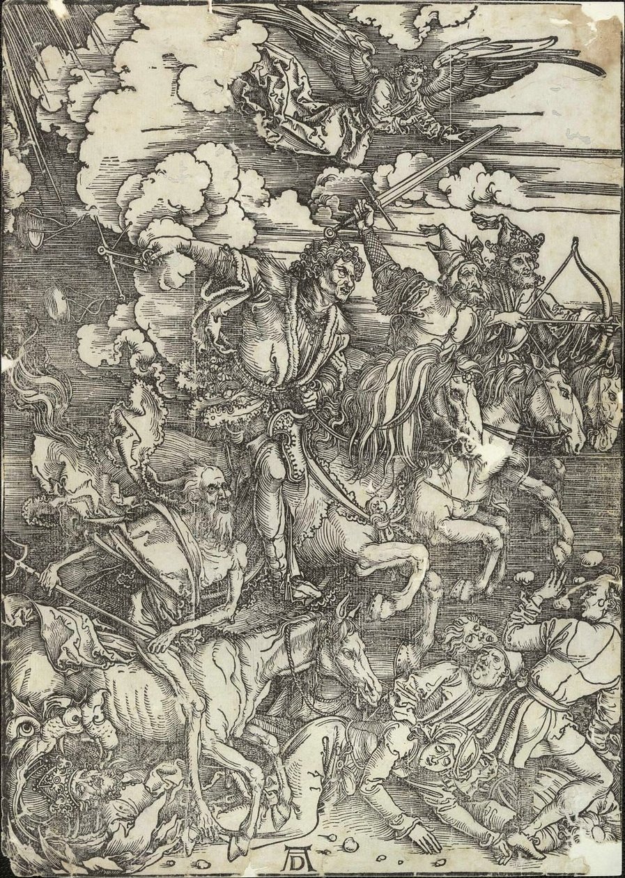 Fire ryttere av apokalypsen av Albrecht Dürer