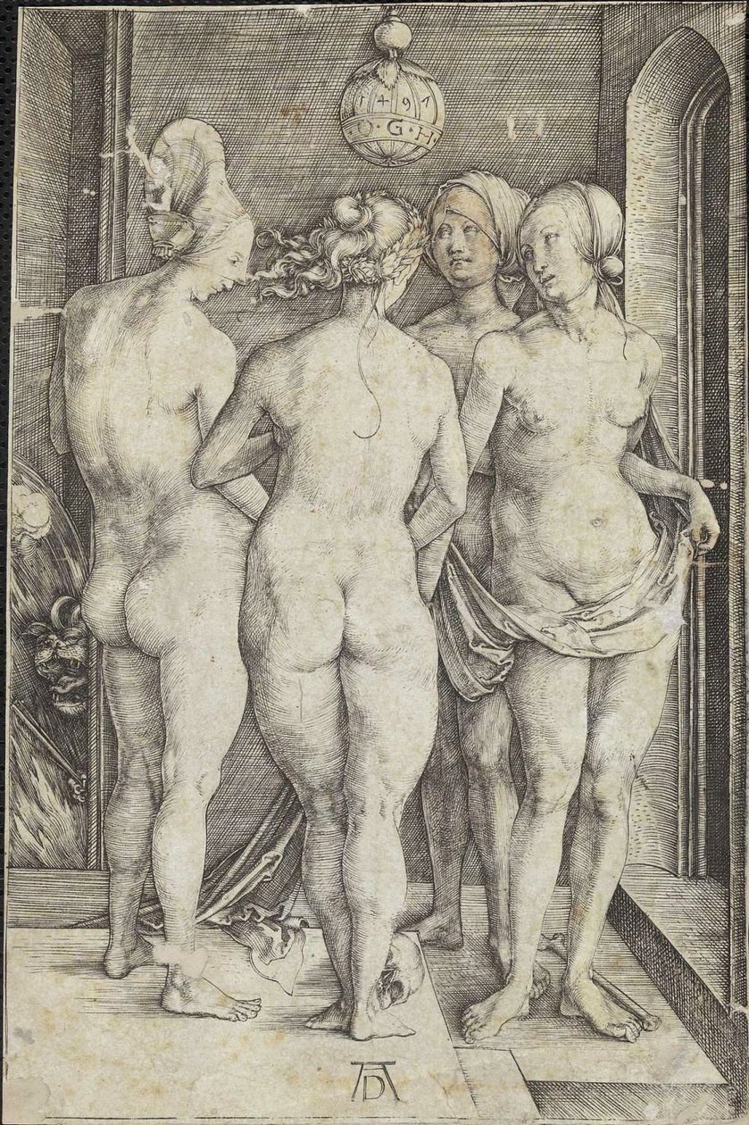 De fire heksene av Albrecht Dürer