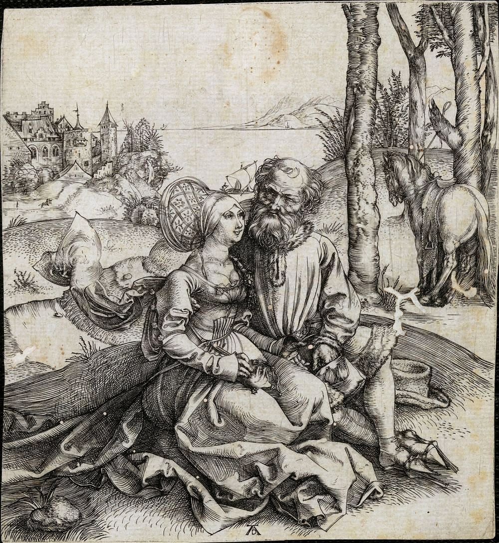 Tilbudet om kjærlighet av Albrecht Dürer