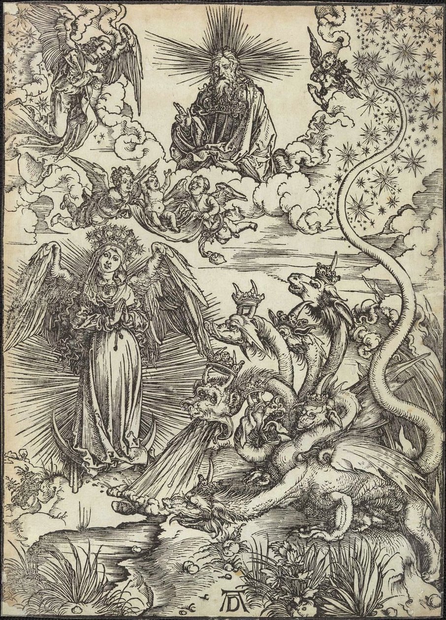 Kvinnen kledd med solen av Albrecht Dürer