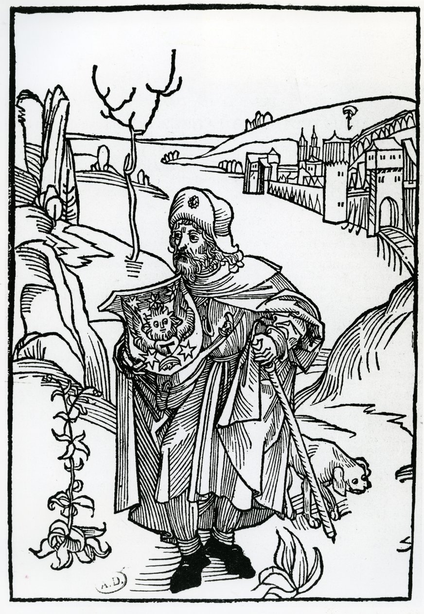Gerson as a Pilgrim, frontispice til 