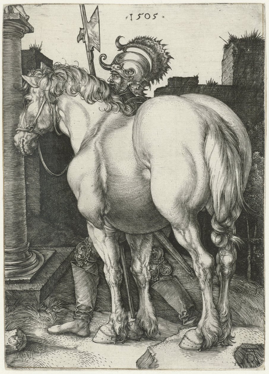 Den store hesten av Albrecht (after) Durer or Duerer