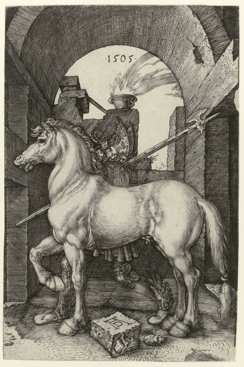 Den lille hesten av Albrecht (after) Durer or Duerer