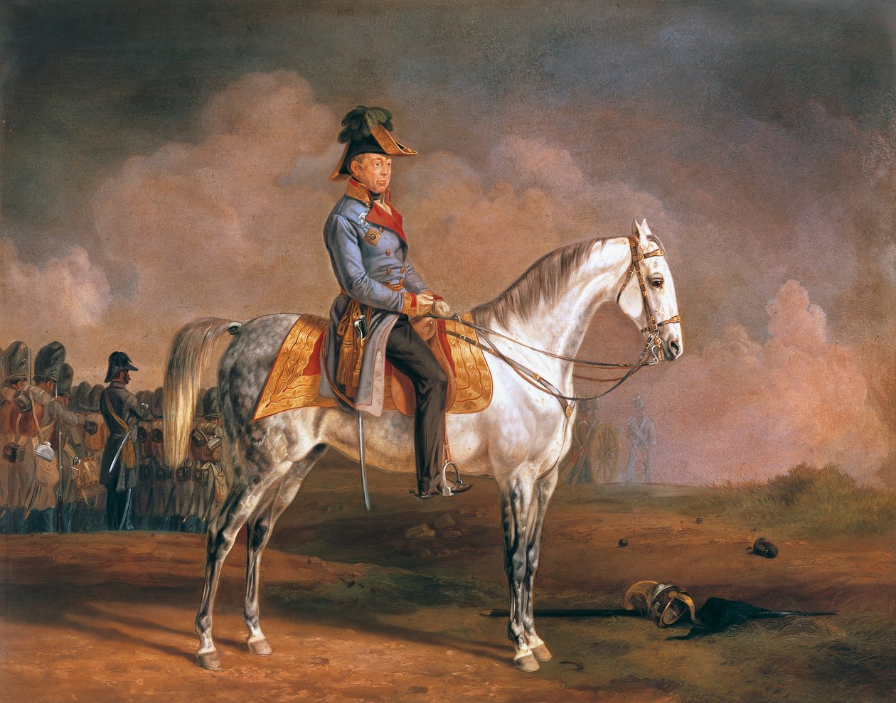 Ridesportrett av Josef Radetzky (Sedlcany av Albrecht Adam