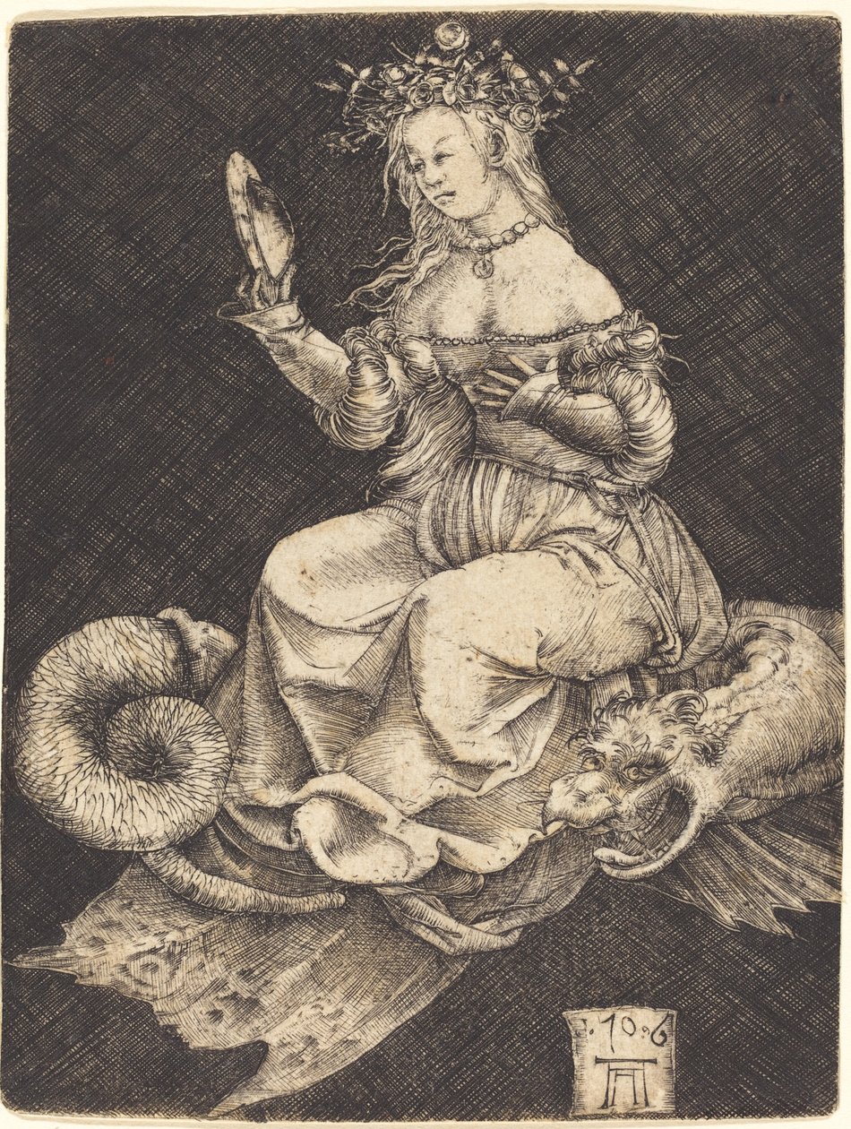 En allegori om stolthet av Albrecht Altdorfer