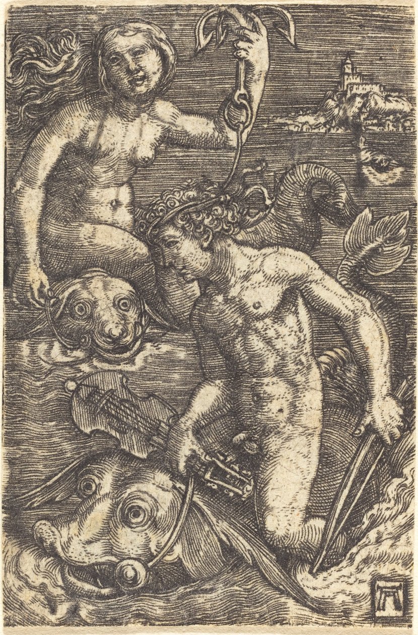 Arion og Nereide av Albrecht Altdorfer