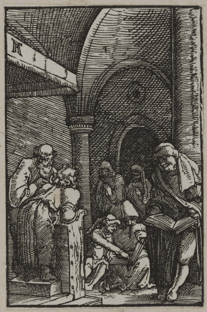 Kristus blant legene, ca. 1515 (tresnitt) av Albrecht Altdorfer