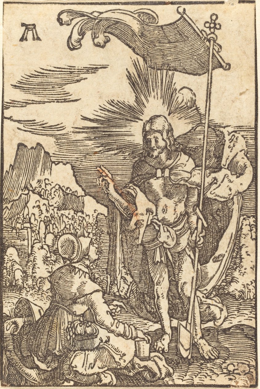 Kristus viser seg for den hellige Magdalena av Albrecht Altdorfer