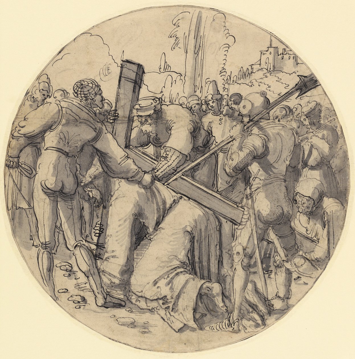 Kristus bærer korset av Albrecht Altdorfer