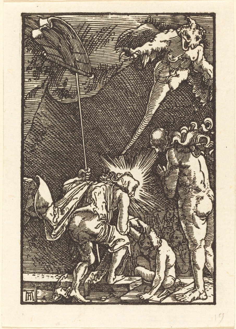 Kristus stiger ned til helvete av Albrecht Altdorfer