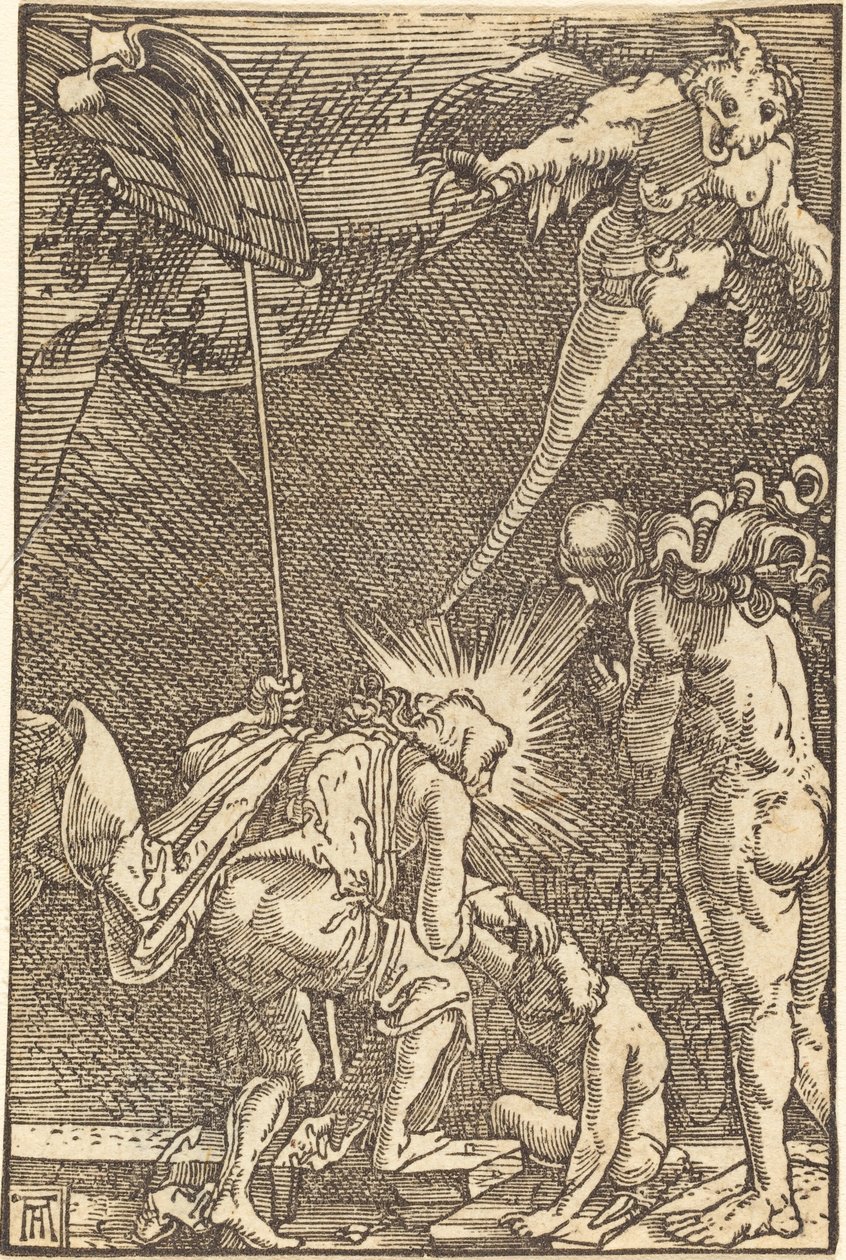 Kristus stiger ned til helvete av Albrecht Altdorfer