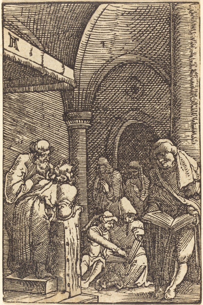 Kristus diskuterte med legene av Albrecht Altdorfer