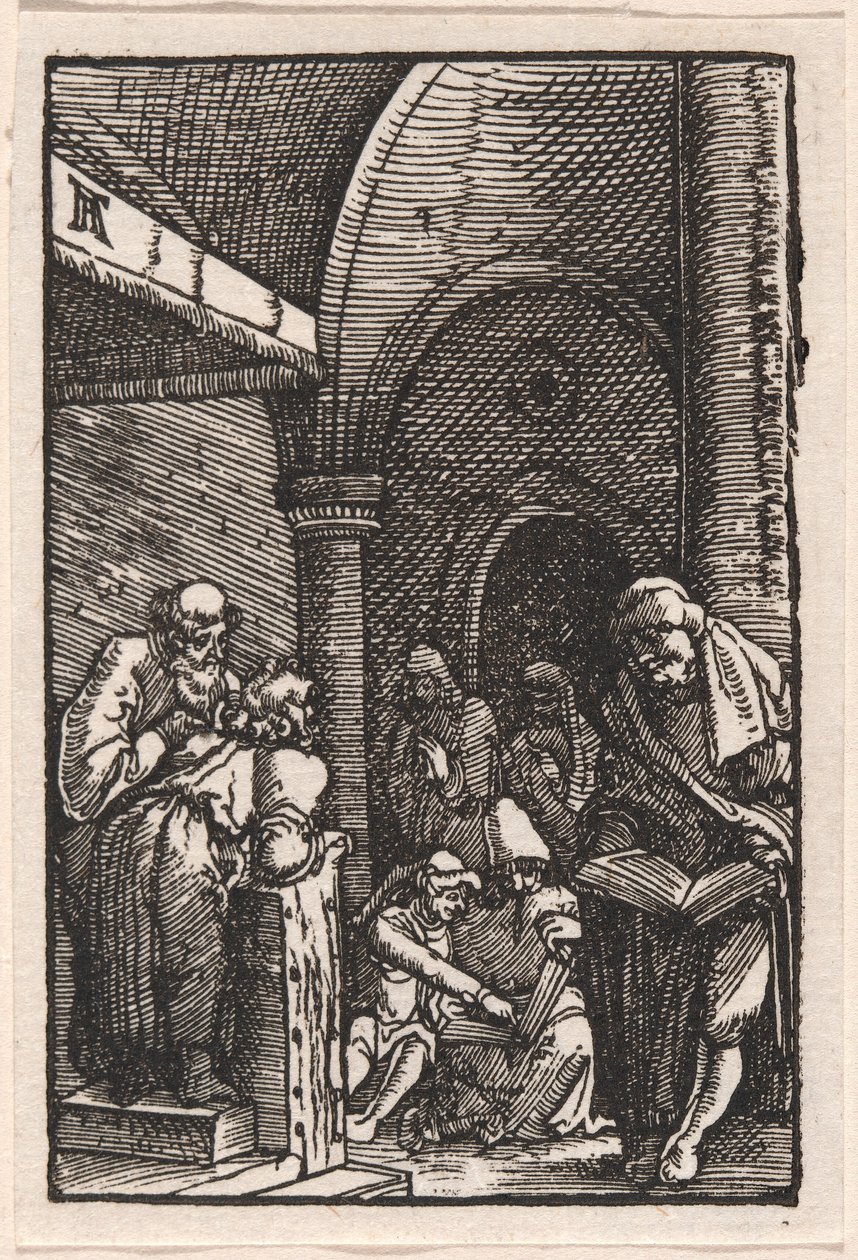 Kristus diskuterte med legene av Albrecht Altdorfer