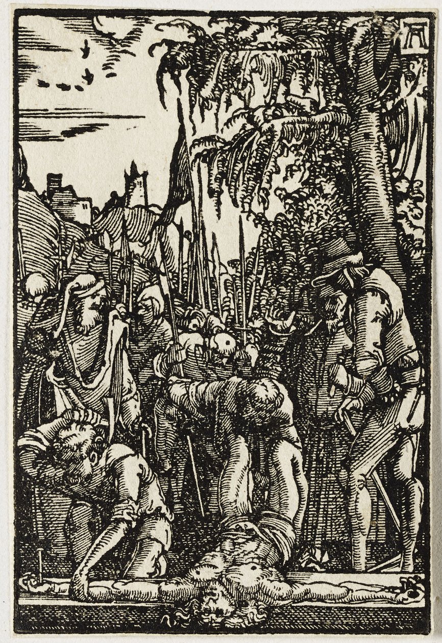 Kristus naglet til korset, ca. 1513. av Albrecht Altdorfer