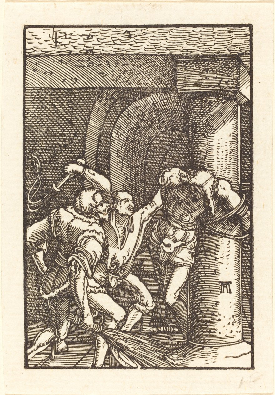 Kristus pisket av Albrecht Altdorfer