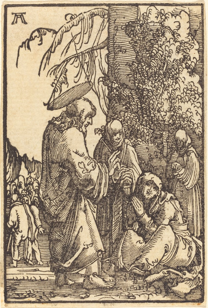 Kristus tar avskjed med Maria av Albrecht Altdorfer