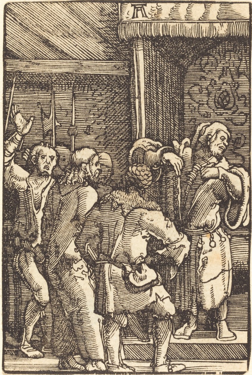 Kristus før Kaifas av Albrecht Altdorfer