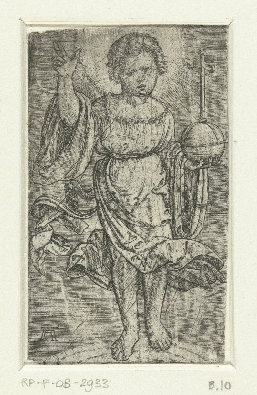 Kristusbarn på en regnbue av Albrecht Altdorfer