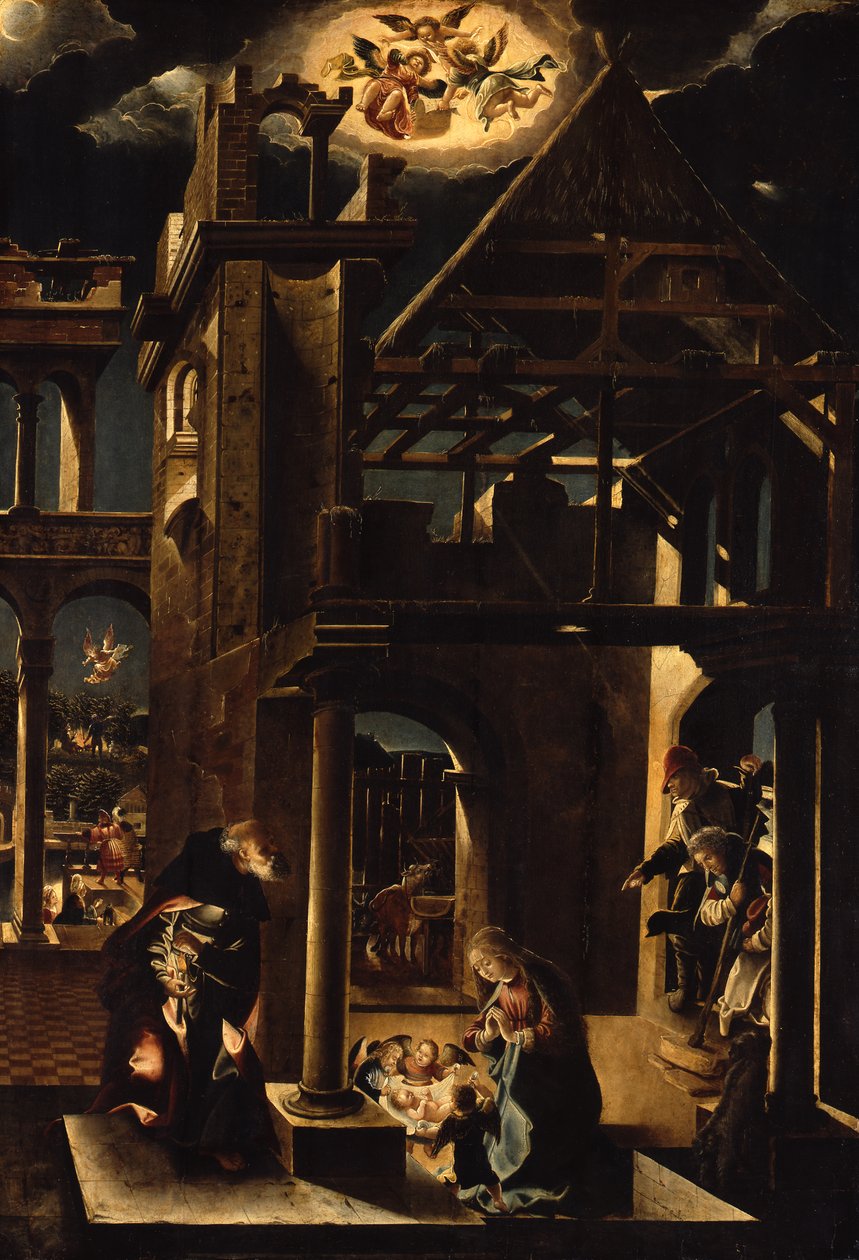 Hyrdenes tilbedelse av Albrecht Altdorfer