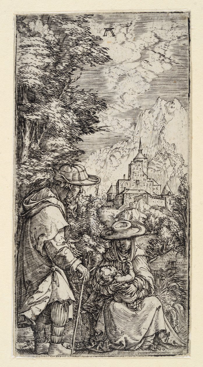 Hvilen på flukten til Egypt av Albrecht Altdorfer