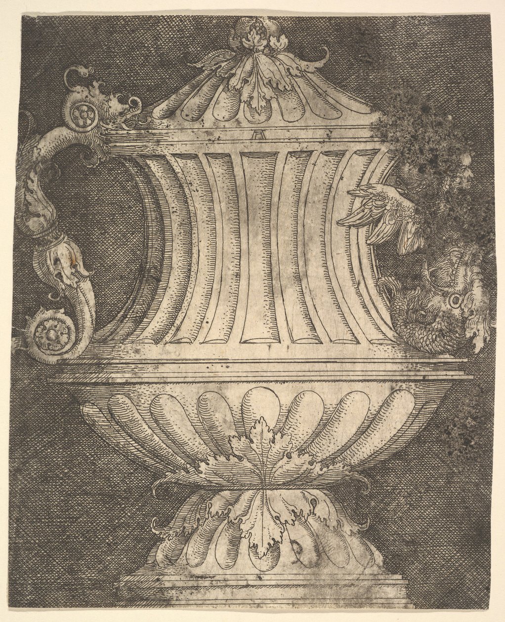 Ewer med en Sirene.n.d. av Albrecht Altdorfer