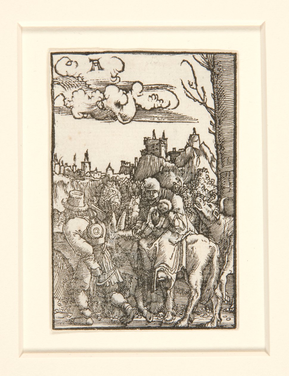 Flykt inn i Egypt, fra menneskets fall og forløsning av Albrecht Altdorfer