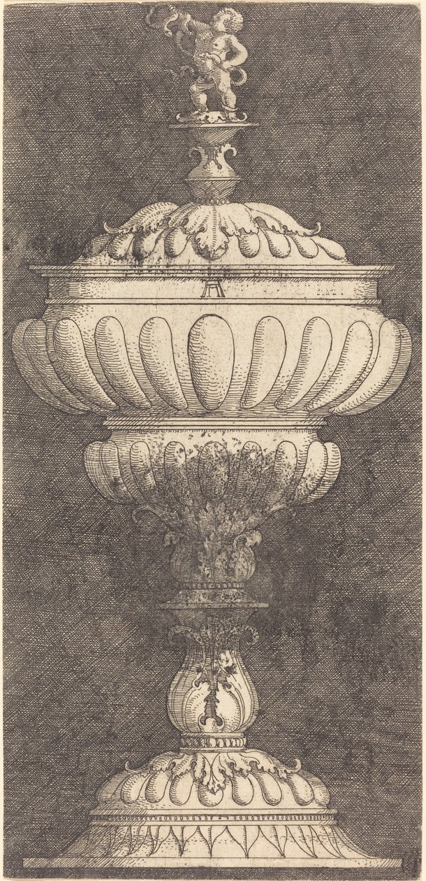 Beger med spedbarnet Hercules på toppen av Albrecht Altdorfer