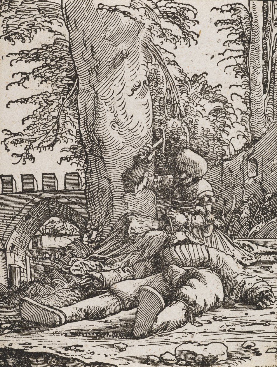 Jael drepte Sisera, ca. 1523 av Albrecht Altdorfer