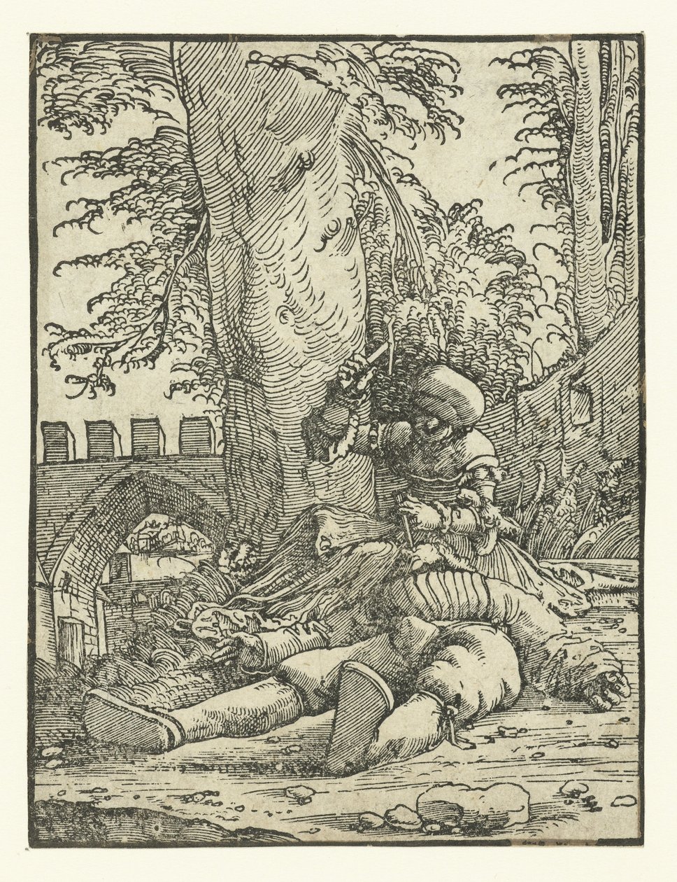 Jael dreper Sisera av Albrecht Altdorfer