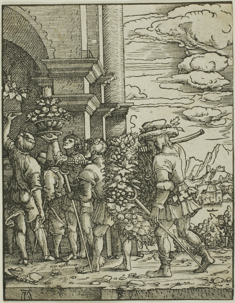 Josva og Kaleb av Albrecht Altdorfer