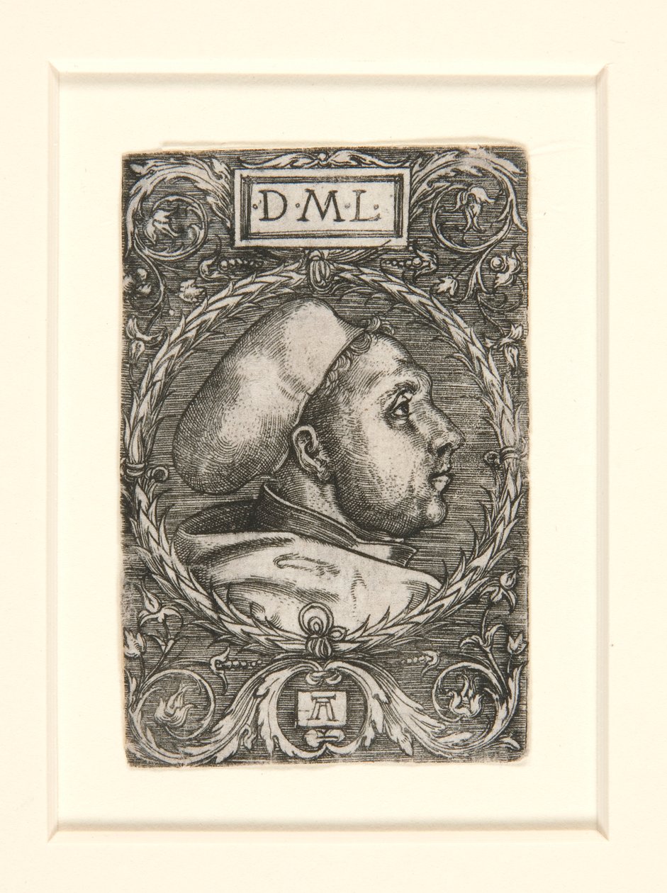 Martin Luther med doktorgradshette av Albrecht Altdorfer