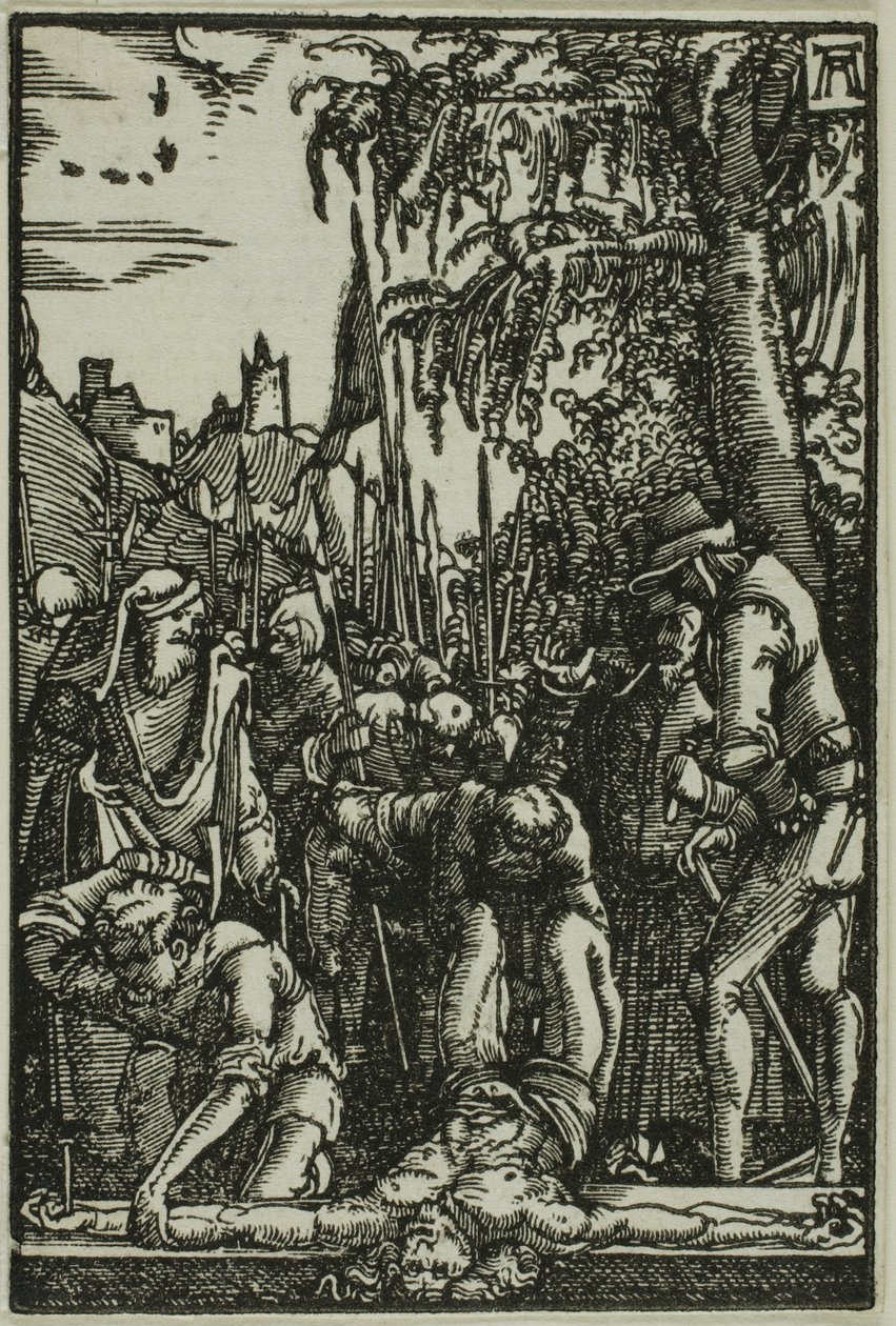 Nailing to the Cross, fra The Fall and Redemption of Man av Albrecht Altdorfer