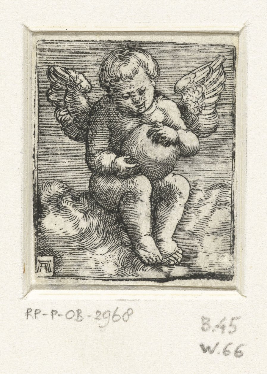 Putto med en kule av Albrecht Altdorfer