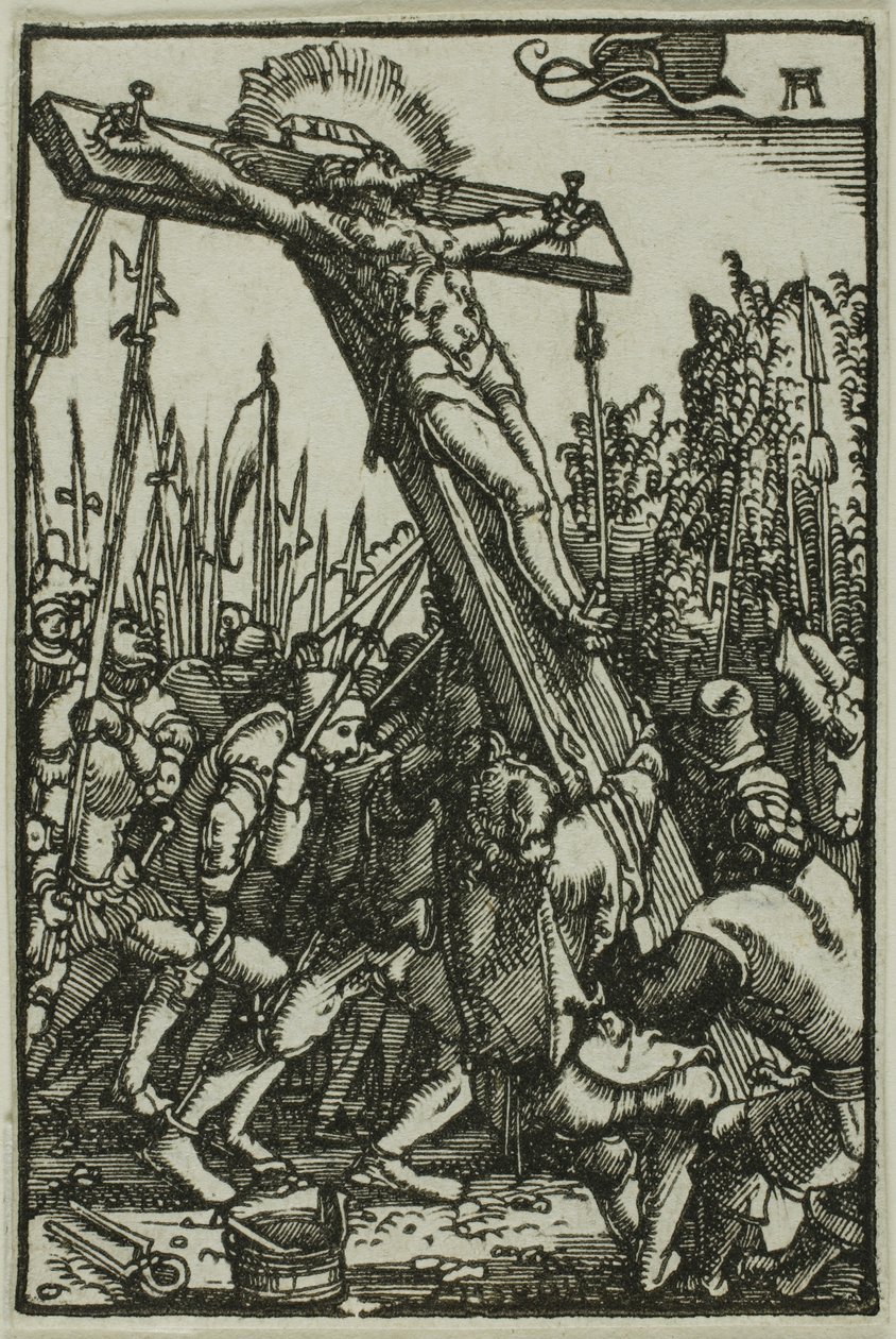 Korsheving, fra Menneskets syndefall og forløsning av Albrecht Altdorfer