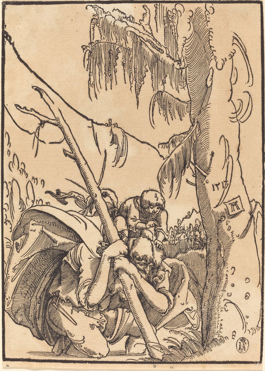 Den hellige Christopher av Albrecht Altdorfer