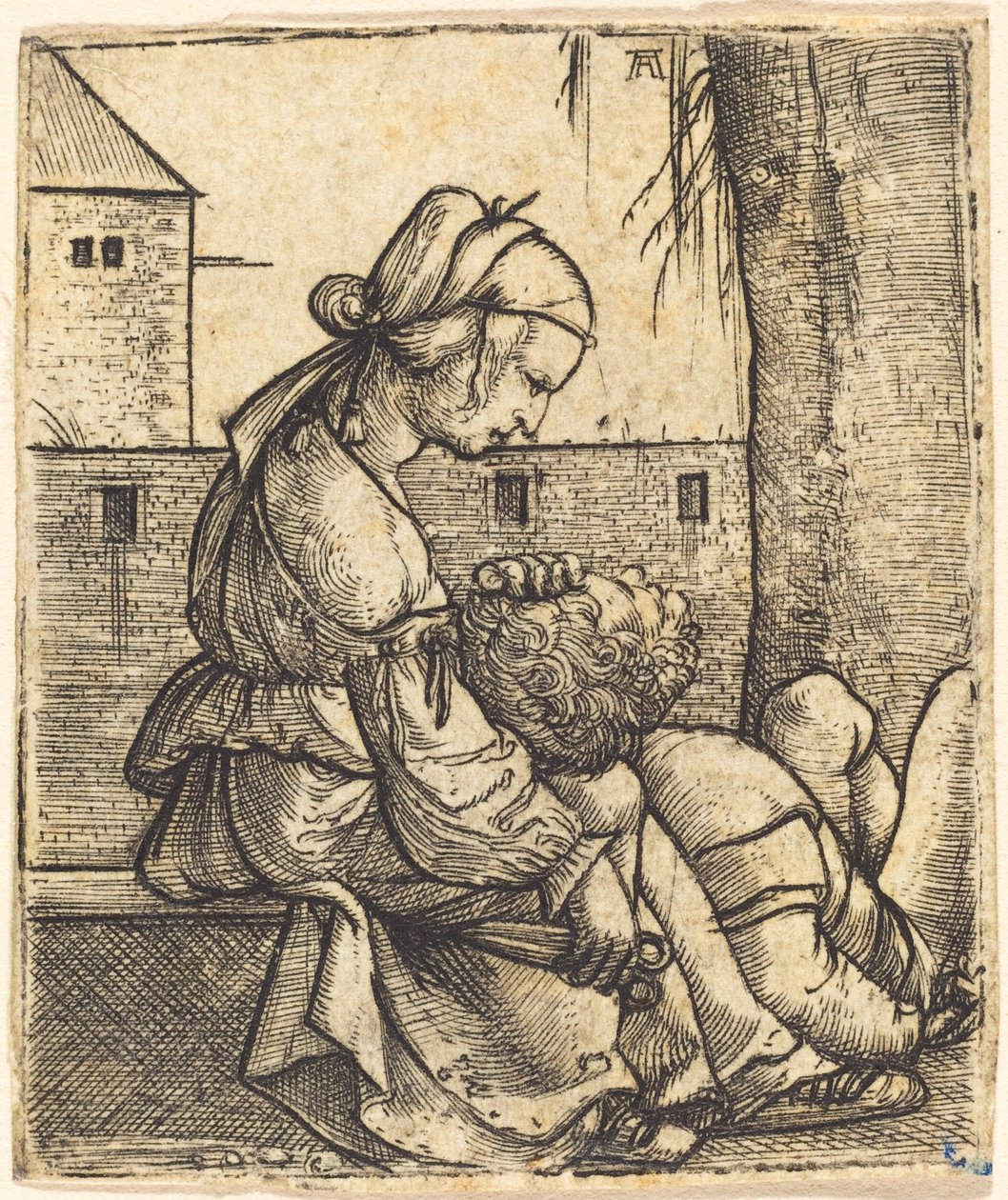 Samson og Delila av Albrecht Altdorfer