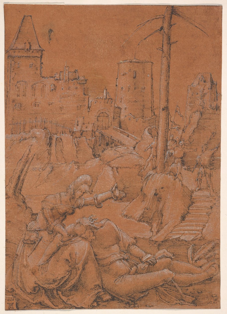 Samson und Delila av Albrecht Altdorfer
