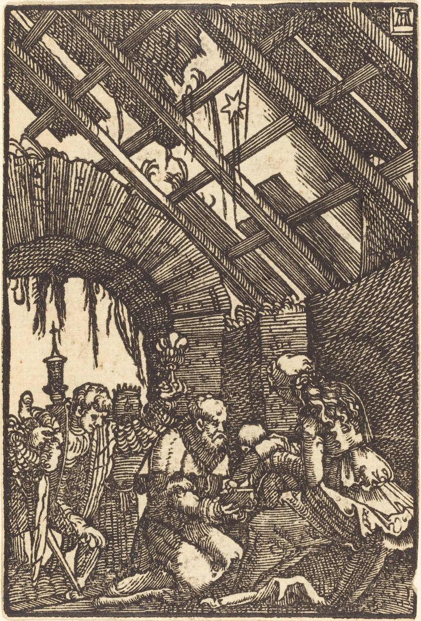 Tilbedelsen av magiene av Albrecht Altdorfer