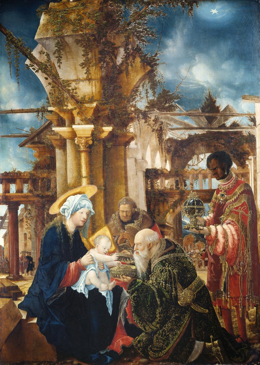 The Adoration of the Magi, ca. 1535 av Albrecht Altdorfer