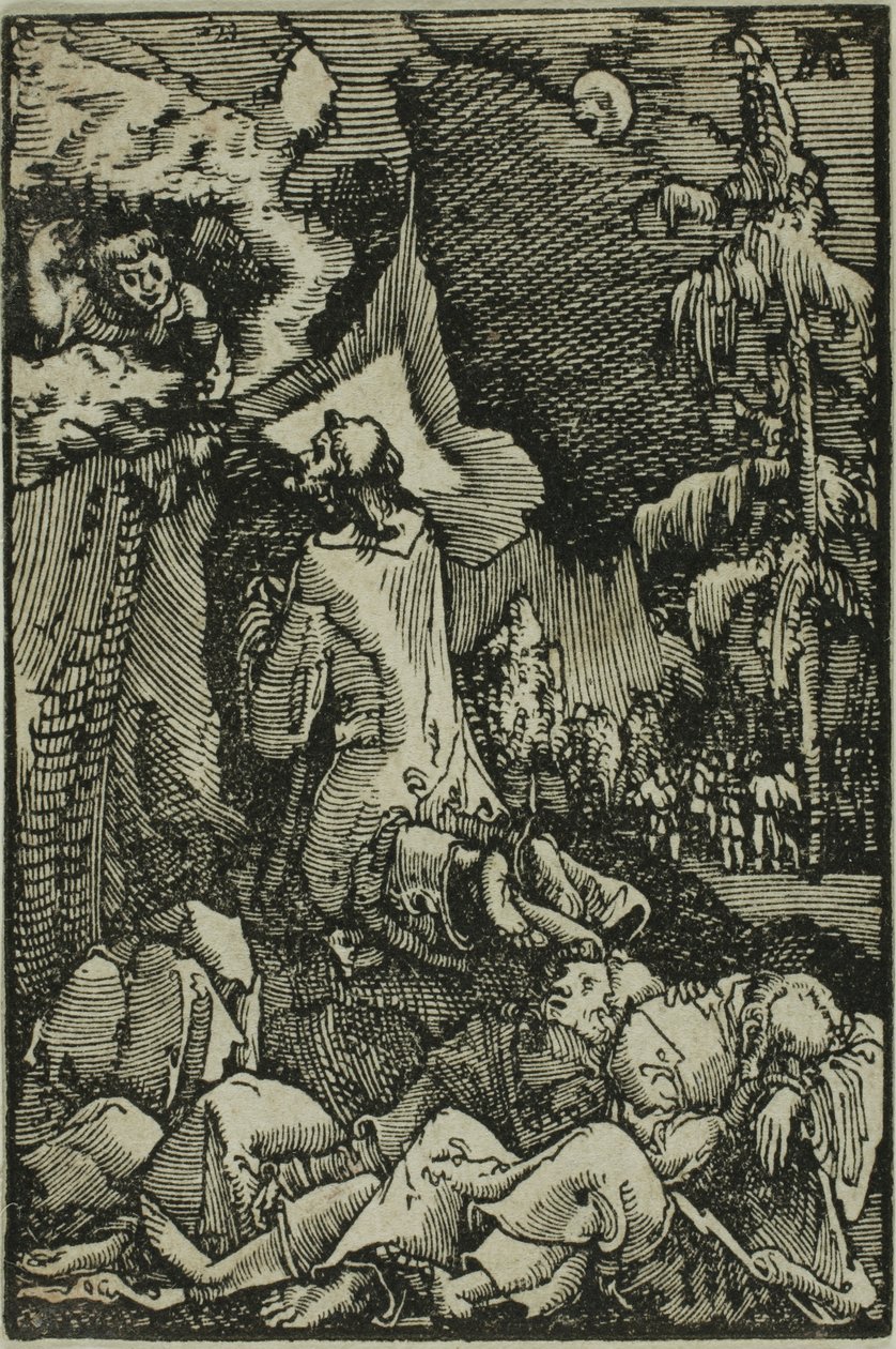 The Agony in the Garden, fra The Fall and Redemption of Man av Albrecht Altdorfer