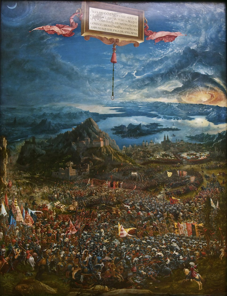 Slaget ved Alexander ved Issus, 1529 av Albrecht Altdorfer