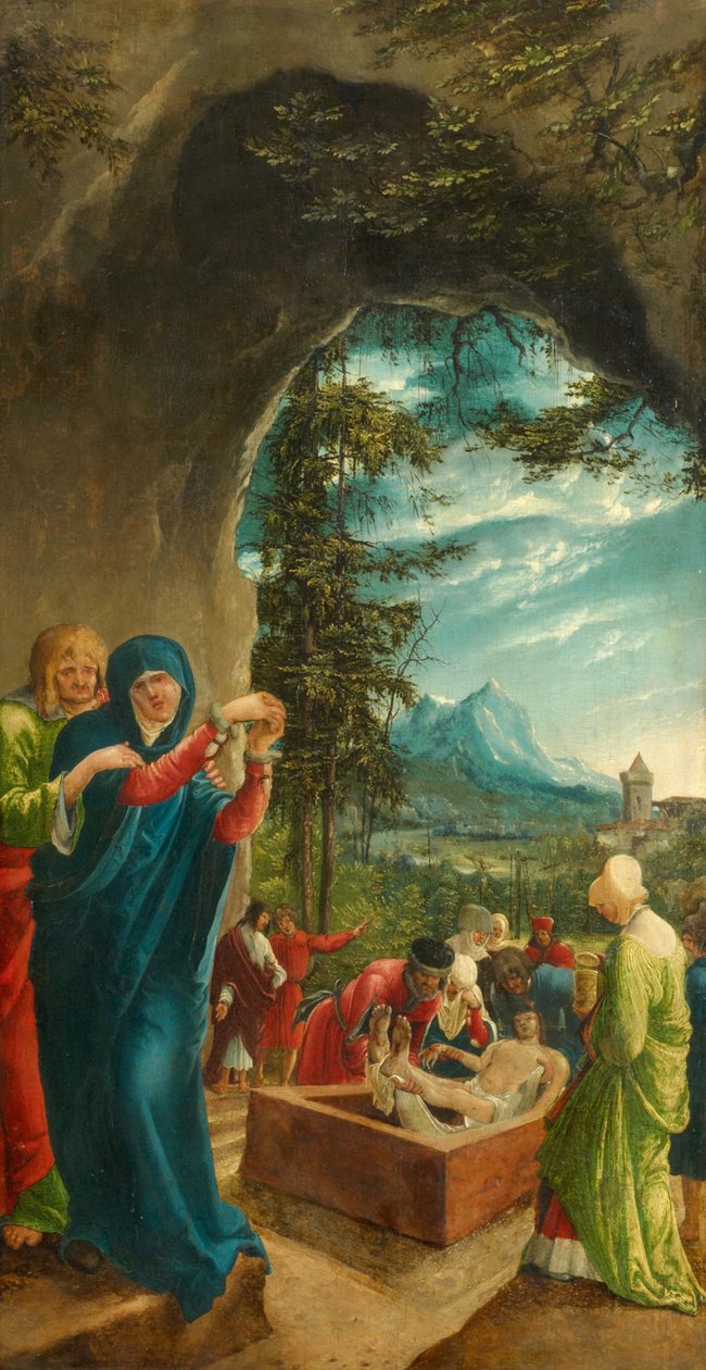 Kristi gravlegging, 1518 av Albrecht Altdorfer