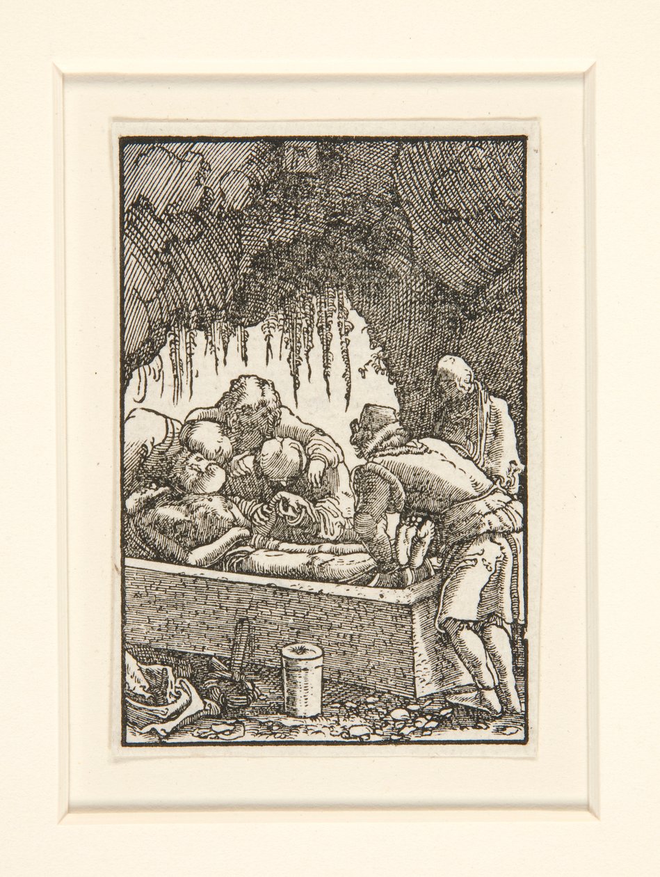 The Entombment of Christ, fra serien The Fall and Redemption of Man av Albrecht Altdorfer