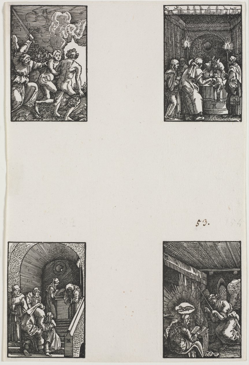 Menneskets fall og forløsning av Albrecht Altdorfer