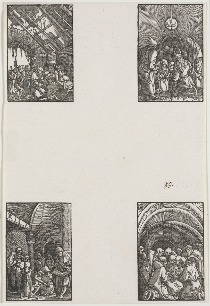 Menneskets fall og forløsning av Albrecht Altdorfer