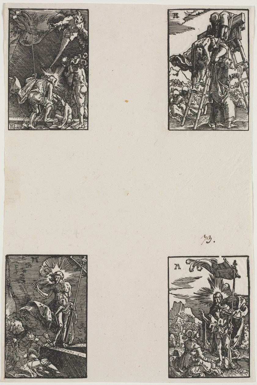 Menneskets fall og forløsning av Albrecht Altdorfer