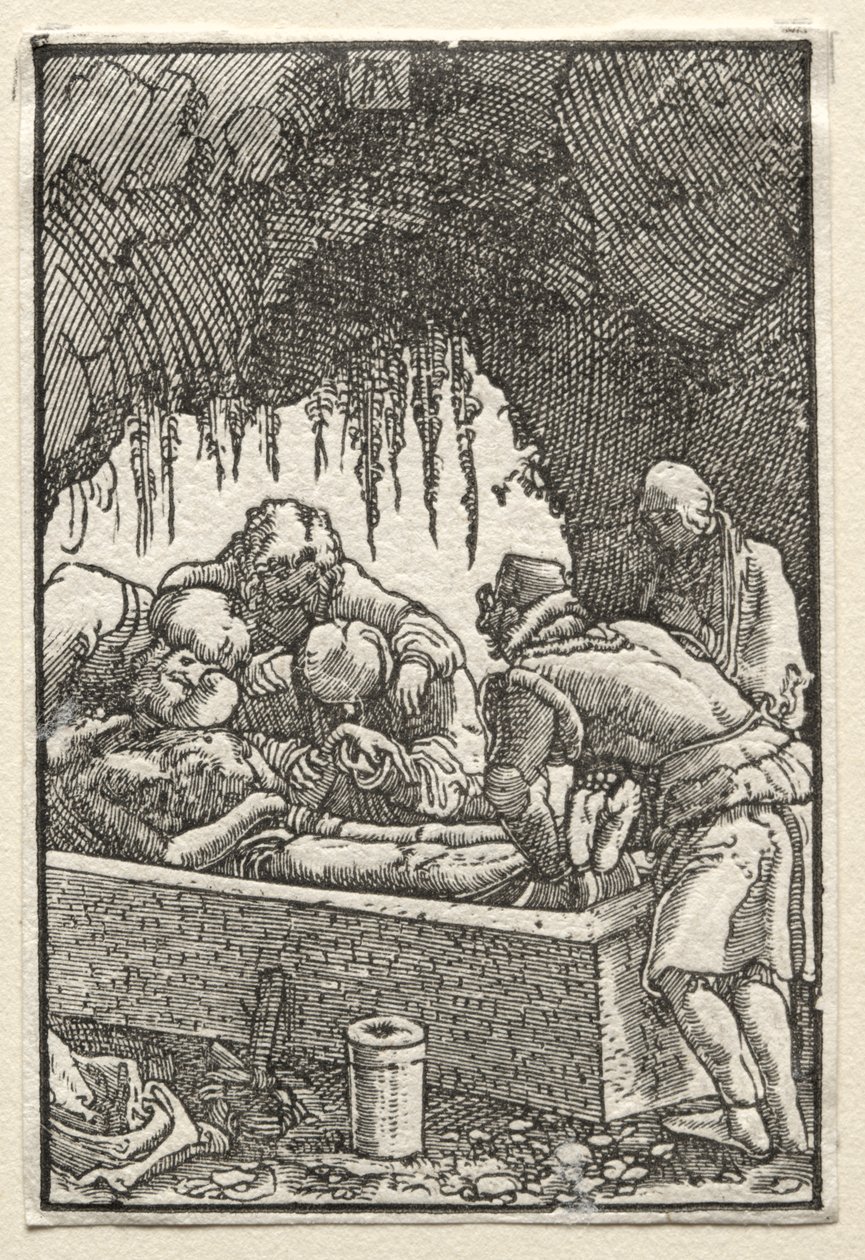 Menneskets fall og forløsning: Kristi begravelse av Albrecht Altdorfer