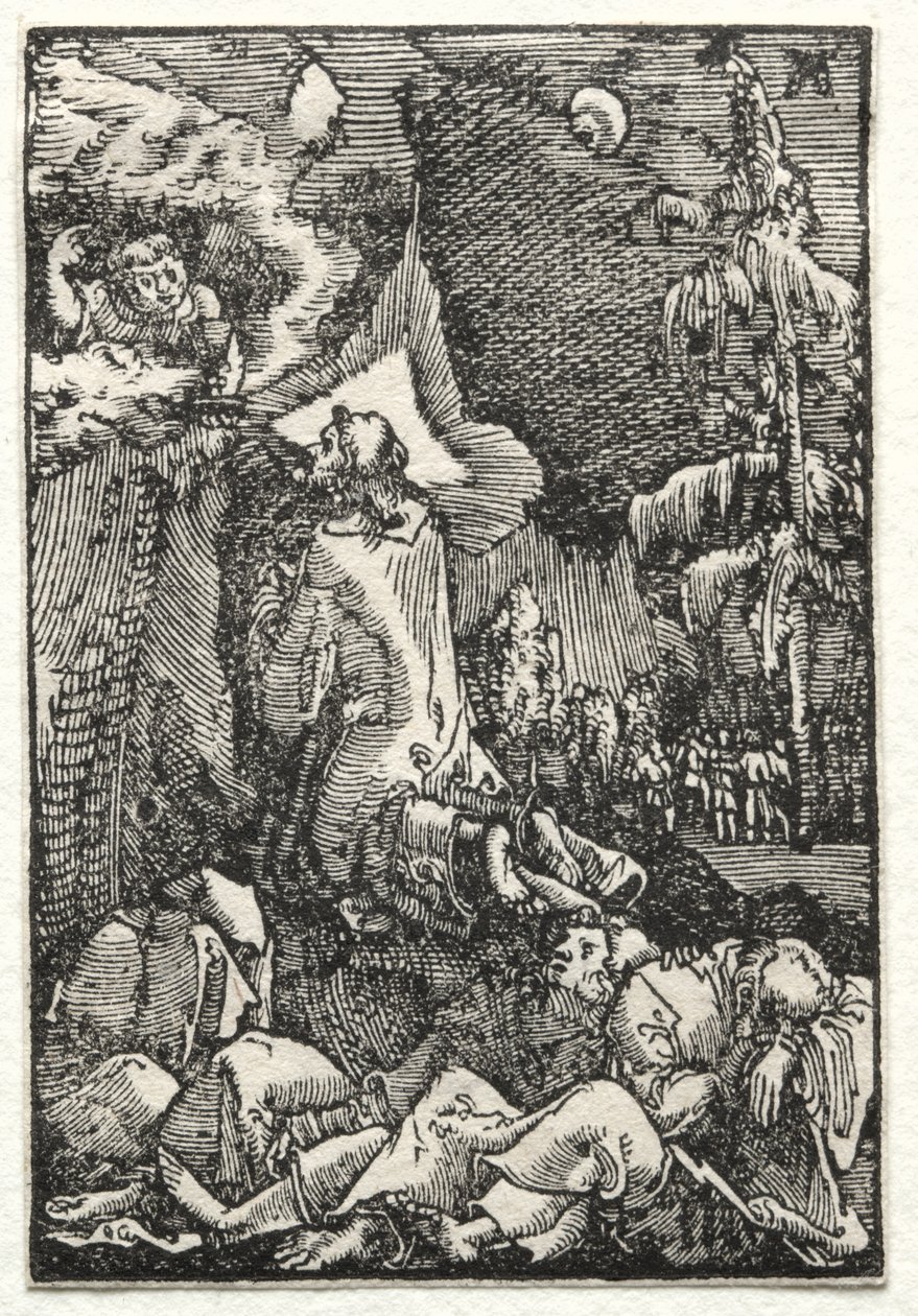 Menneskets fall og forløsning: Chirst på Oljeberget av Albrecht Altdorfer