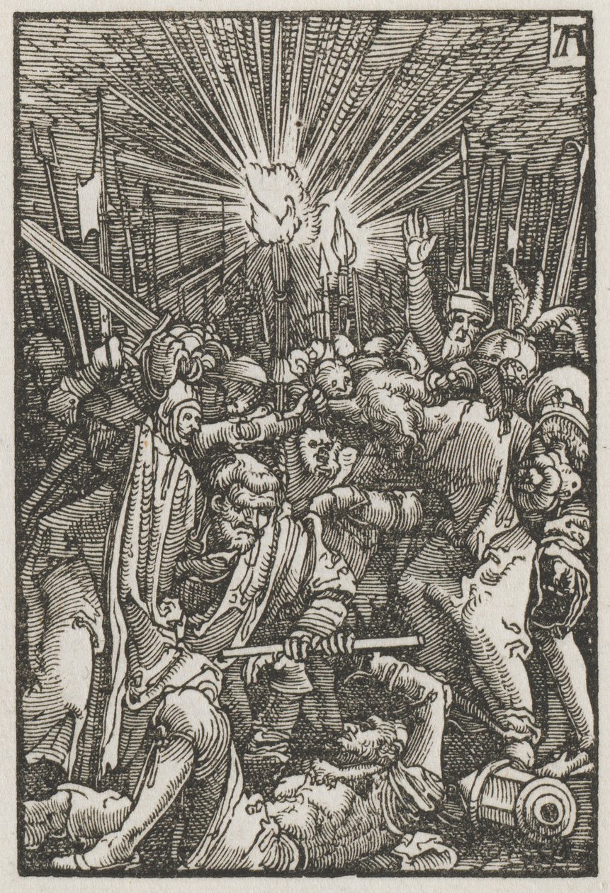 Menneskets fall og forløsning: Kristus tatt til fange av Albrecht Altdorfer