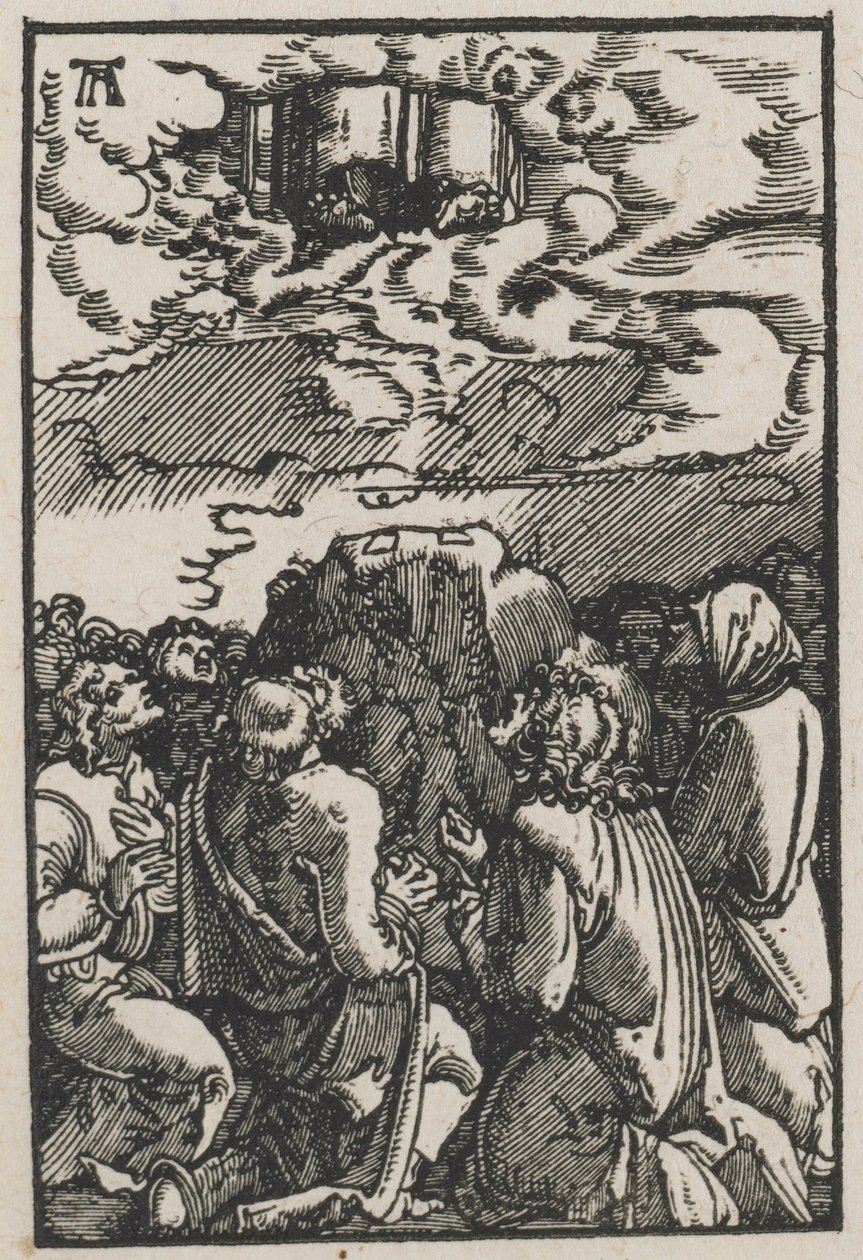 Menneskets fall og forløsning: Oppstigningen, ca. 1515. av Albrecht Altdorfer